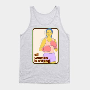 Boxing Woman Tank Top